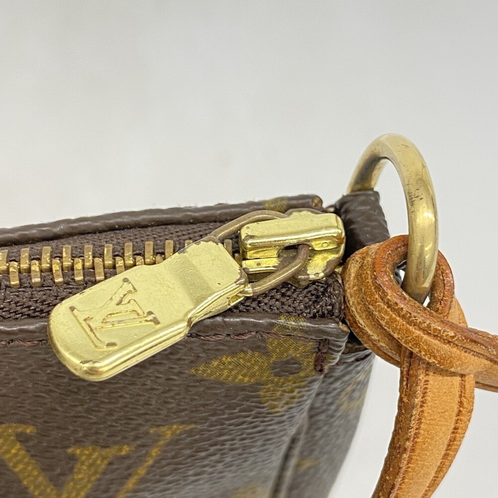 Louis Vuitton Monogram Pochette Accessoires Bag/Pouch M51980 Brown Women's - Picture 9 of 11